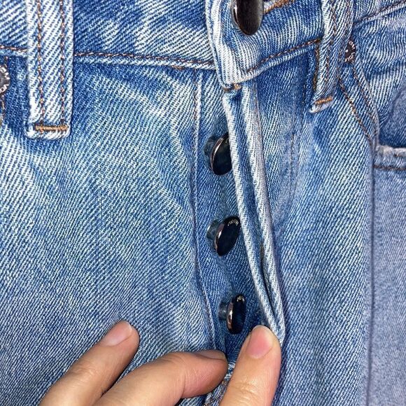 Volcum Distressed Jeans Woman’s Size 25 - Picture 5 of 7